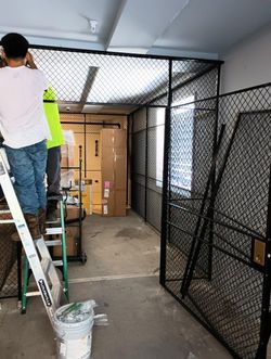 Custom Wire Partitions - For Sale - Installation Available