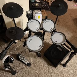 Aroma TDX-N3 Electronic Drum Set With Drum Amp