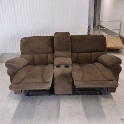 Brown Recliner Loveseat