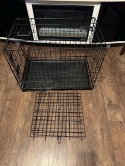 Cage dog one door