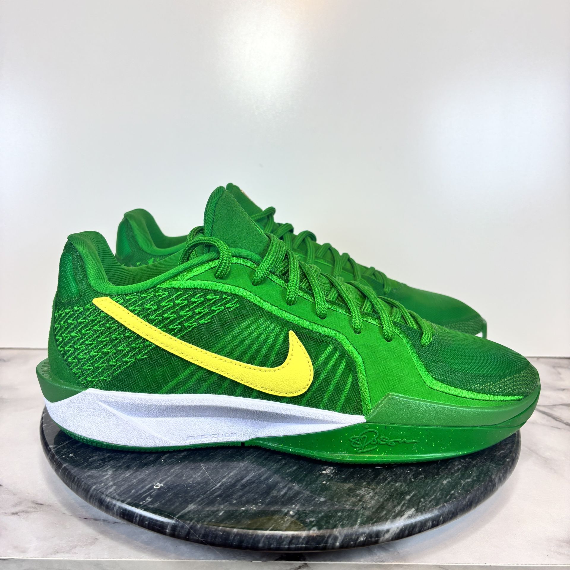 Nike Sabrina 2 Oregon Basketball Shoes Green Yellow Women's Size
