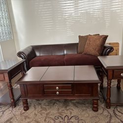 Coffee Table And End Tables With Storage