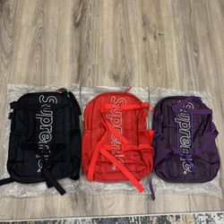 SUPREME BACKPACKS (NEGOTIABLE )