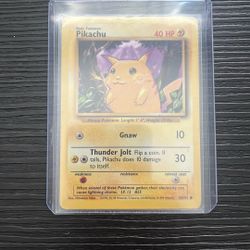 Pikachu Pokemon Card 58/102