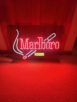 Neon Marlboro Sign
