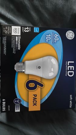 GE light bulb 6 pack