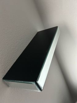 Mirrored Floating Wall Shelf