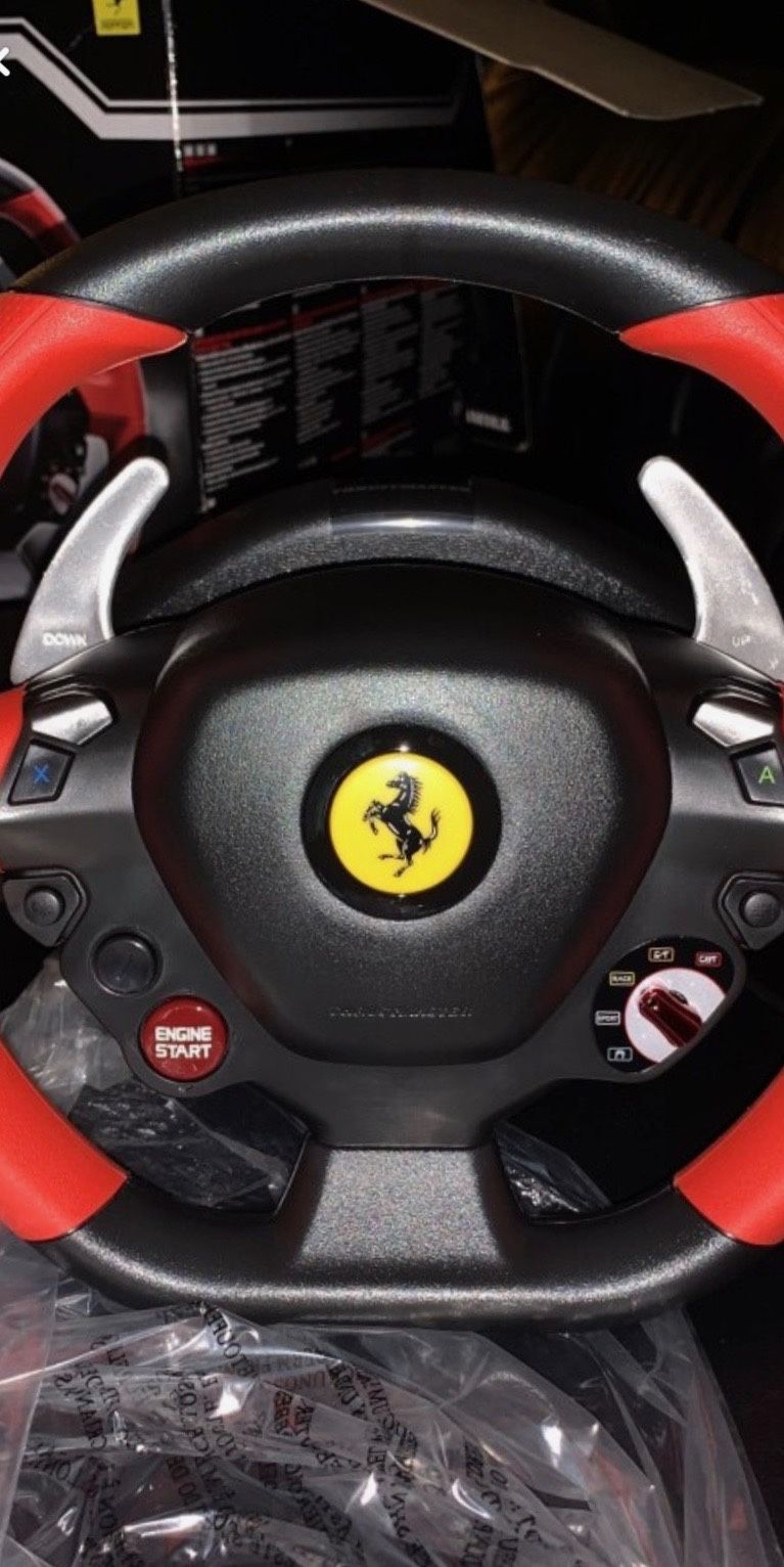 Ferrari 458 Spider Racing Wheel Come and Get it , best offer ! Or 100 bucks