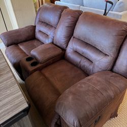 Stoneland Recliner Sofa & Rocker 