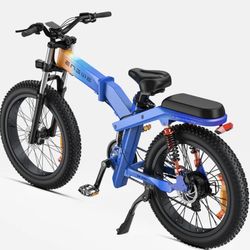 Engewe X24 Foldable Electric Bicycle 24 Inch Fat Tire 31MPh E-bike 