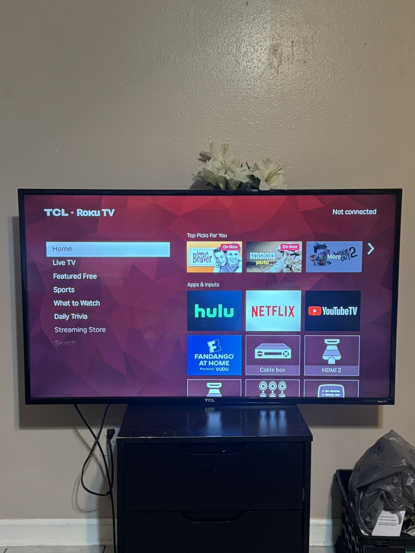 50’’ TCL ROKU: $149 (50% off retail! Must sell TODAY! Free delivery included.