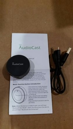 Bluetooth audio receiver.
