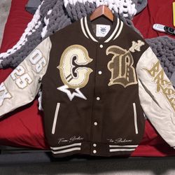 Chris Brown Breezy Bowl Letterman Jacket