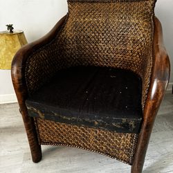 Ratan Vintage Chair Arm Chair 