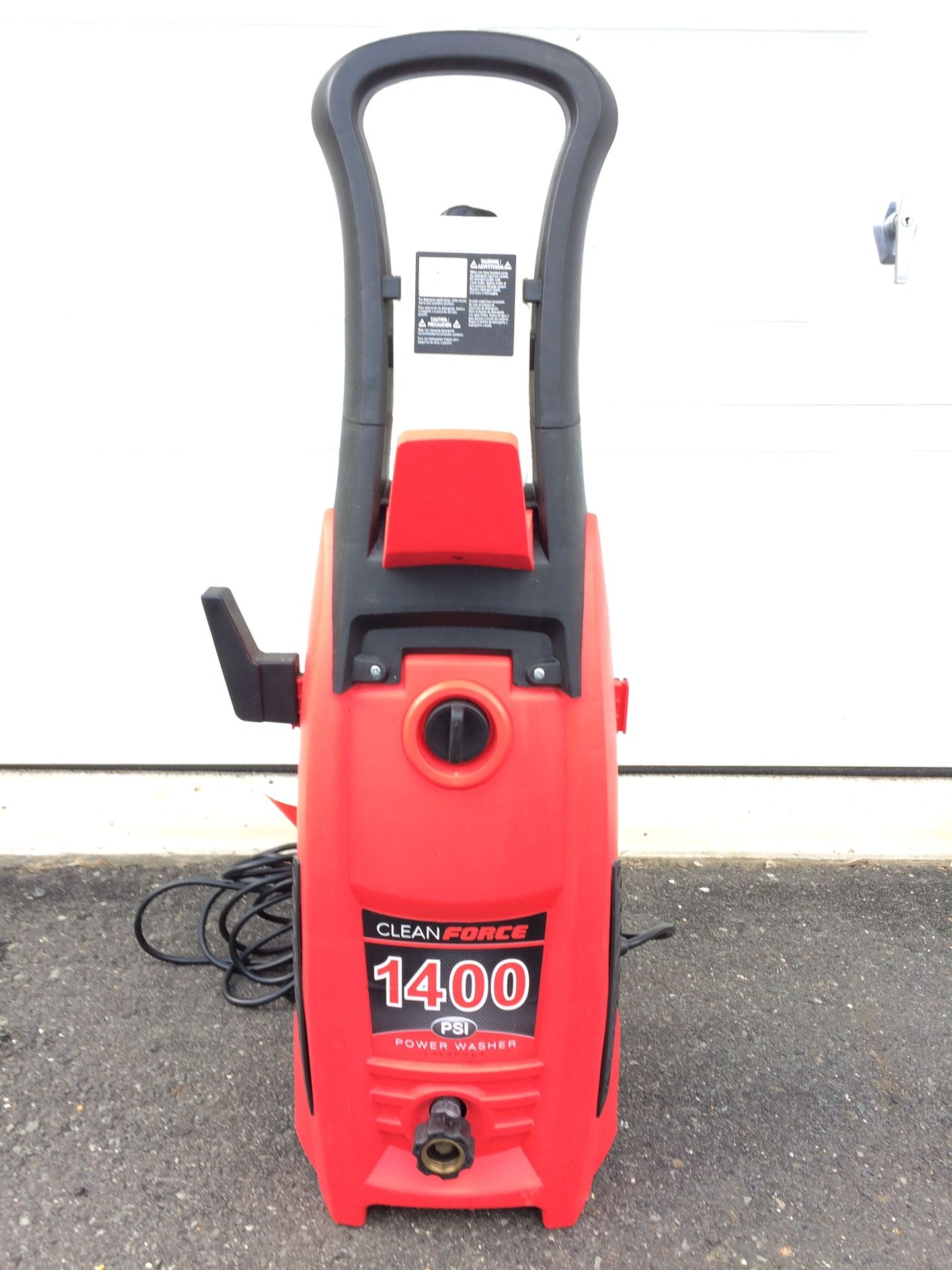 Clean Force 1400 PSI Electric Power Washer (missing nozzle)