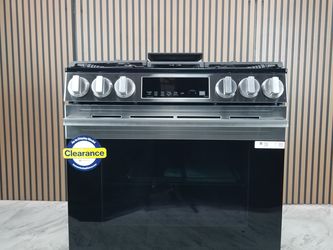 LG Appliances 30 Inch Slide-In Smart Gas Range with 5 Sealed Burners, 5.8 Cu. Ft. Capacity, UltraHeat™ 20K BTU Burner (LSGL5833X-D-M377)