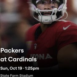 Arizona Cardinals/ GB PACKERS Lower Level