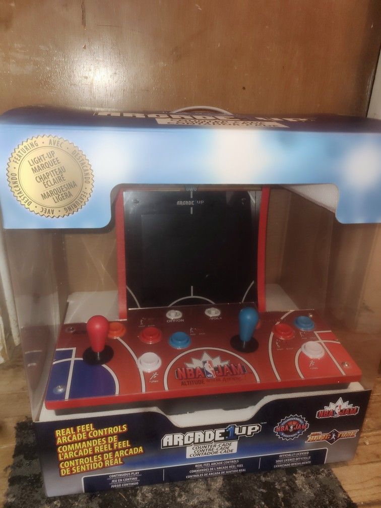 Nba Jam Arcade 1up 2 Player Countercade Edition