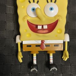 Vintage 2002 Spongebob Squarepants Eye-Popping Talking Squeeze Me Nickelodeon 9"