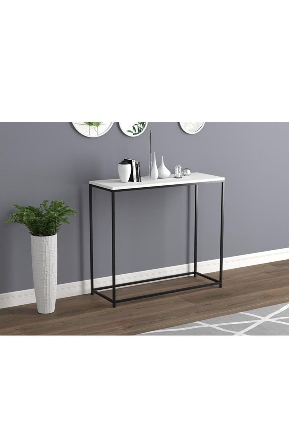 White Console Table