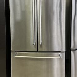 KitchenAid 20 Cu. Ft. French Door Counter-Depth Refrigerator - Free One Year Warranty 