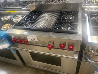 WOLF DUAL FUEL RANGE 36 INCH WIDE