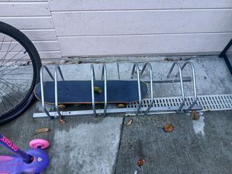 Heavy-Duty Metal Bicycle Parking Rack
