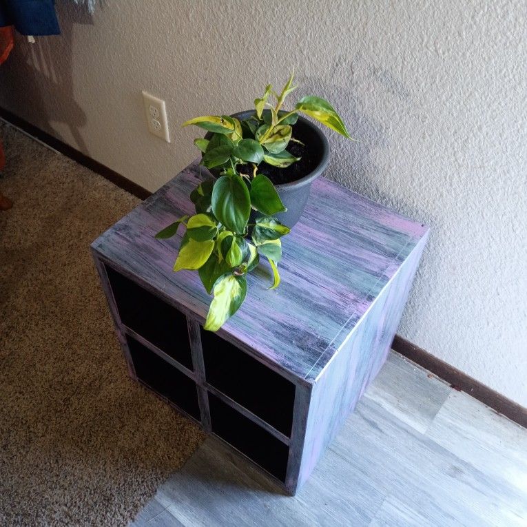Heavy Wooden cubby Table
