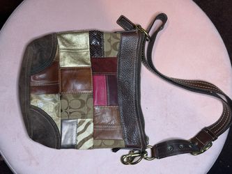 Coach Holiday Patchwork bag