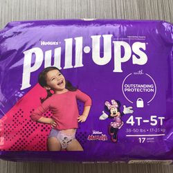 Last One (Girl) Huggies Minnie Mouse Pull Ups for Sale in Pompano Beach, FL  - OfferUp
