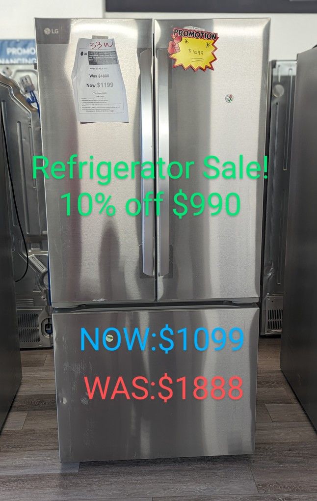 21cu Counter Depth French Door Refrigerator with Ice Maker 