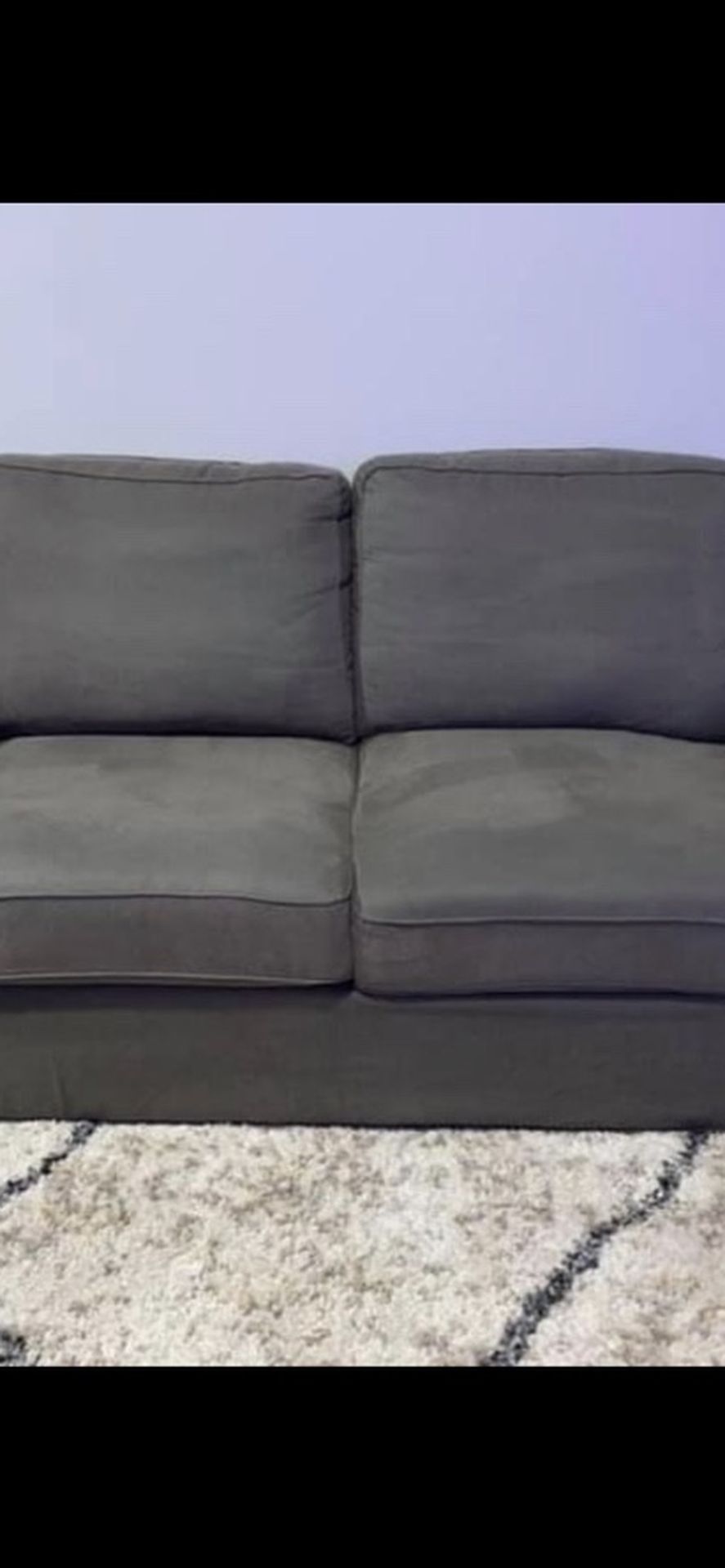 Used IKEA KIVIK Sofa and Ottoman with storage (Grey Green Color) - in very good condition, clean and well-maintained. Asking for $400 for both!