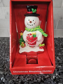 Snowman Stocking Holder