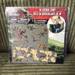 Jurassic World 3-D sticker story