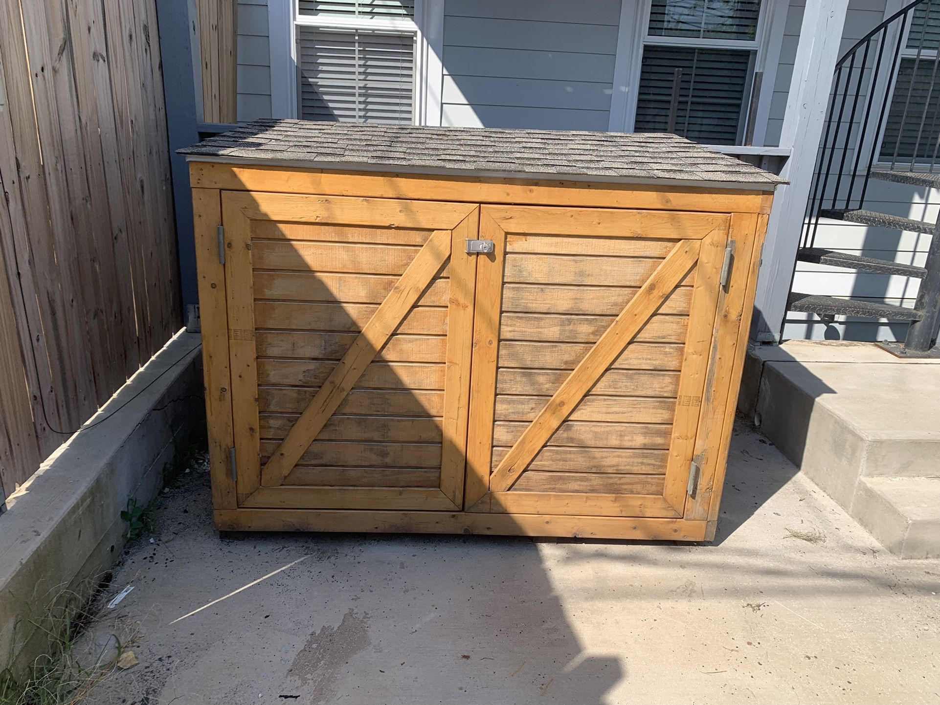 Storage Shed (Used Primarily For Bikes) 