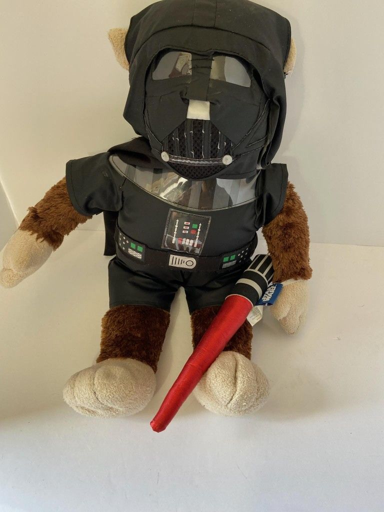 Build a Bear Star Wars Darth Vader Brown Monkey Plush