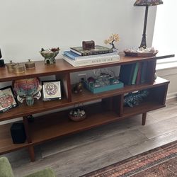 Walnut Brown Bookshelf