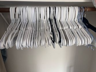 Plastic Clothes Hangers – $0.10 Each