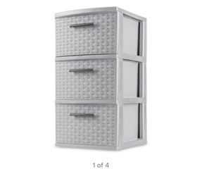Plastic drawers