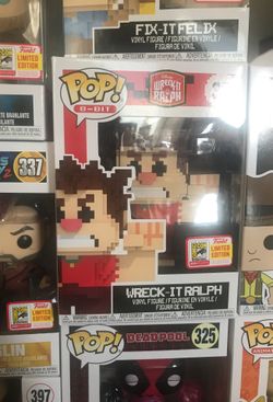 San Diego funko comic con exclusives Wreck it Ralph and Fix It Felix