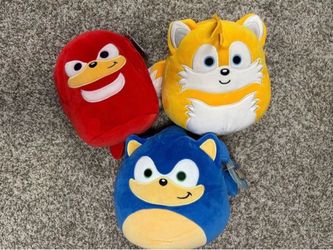 Sonic The Hedgehog, Tails, Knuckles Squishmellows