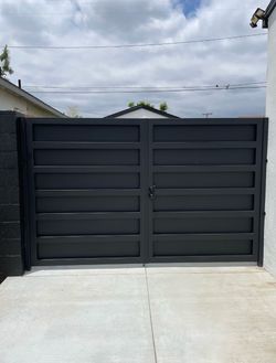 Wrought iron gates