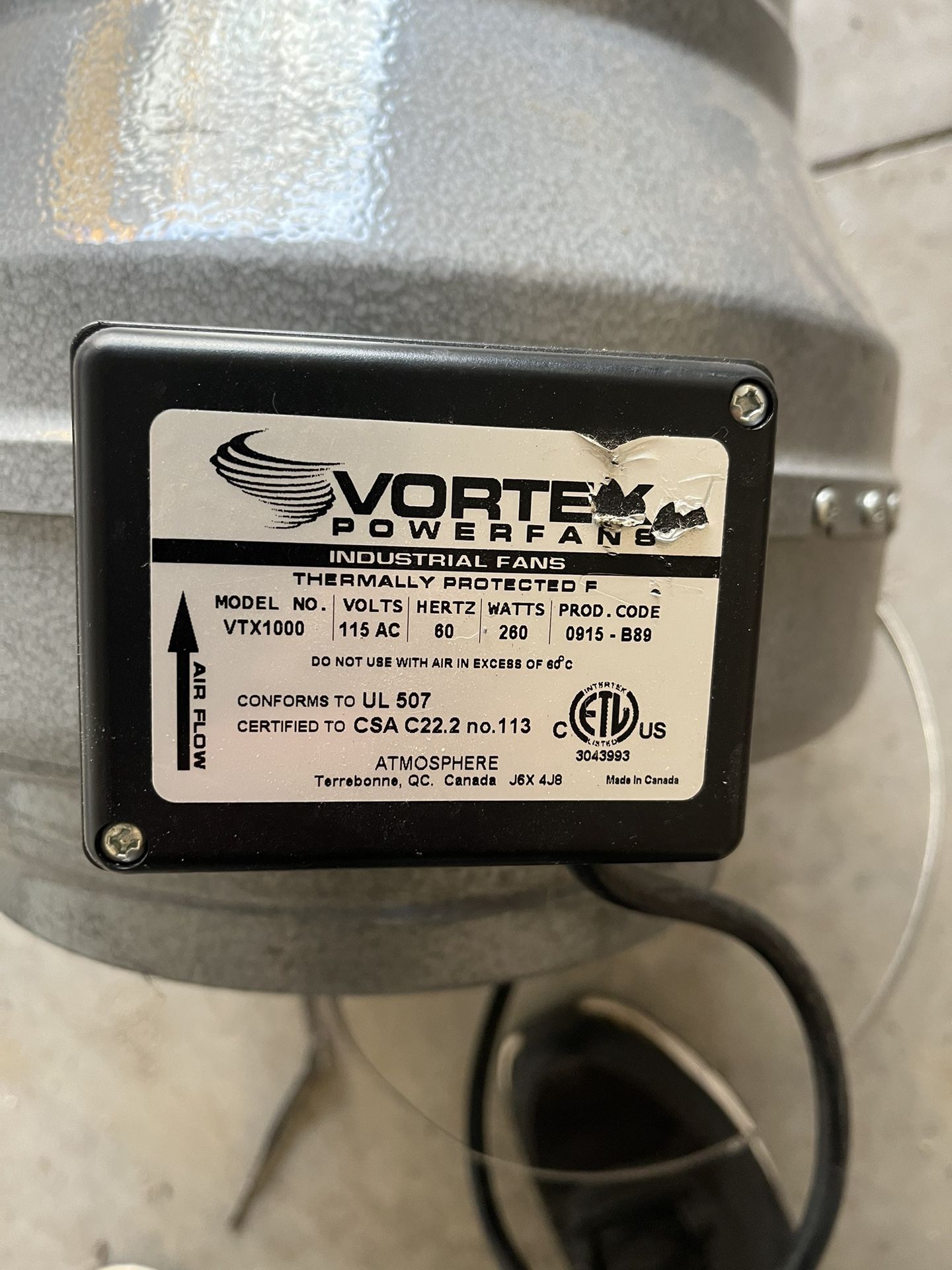 Hurricane Fan 14” , Vortex 12”, Vortex 10” Fan And Control Wizard For Cooler Temps