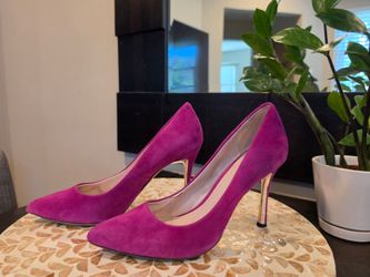 Suede heels 8.5