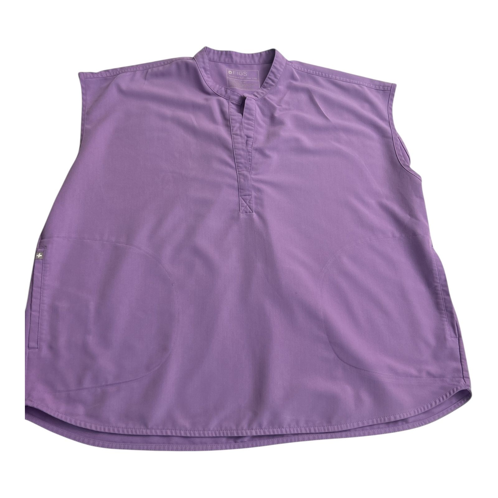 FIGS Rafaela Oversized Scrub Top – XXL – Lilac Dawn (Lilac Purple)