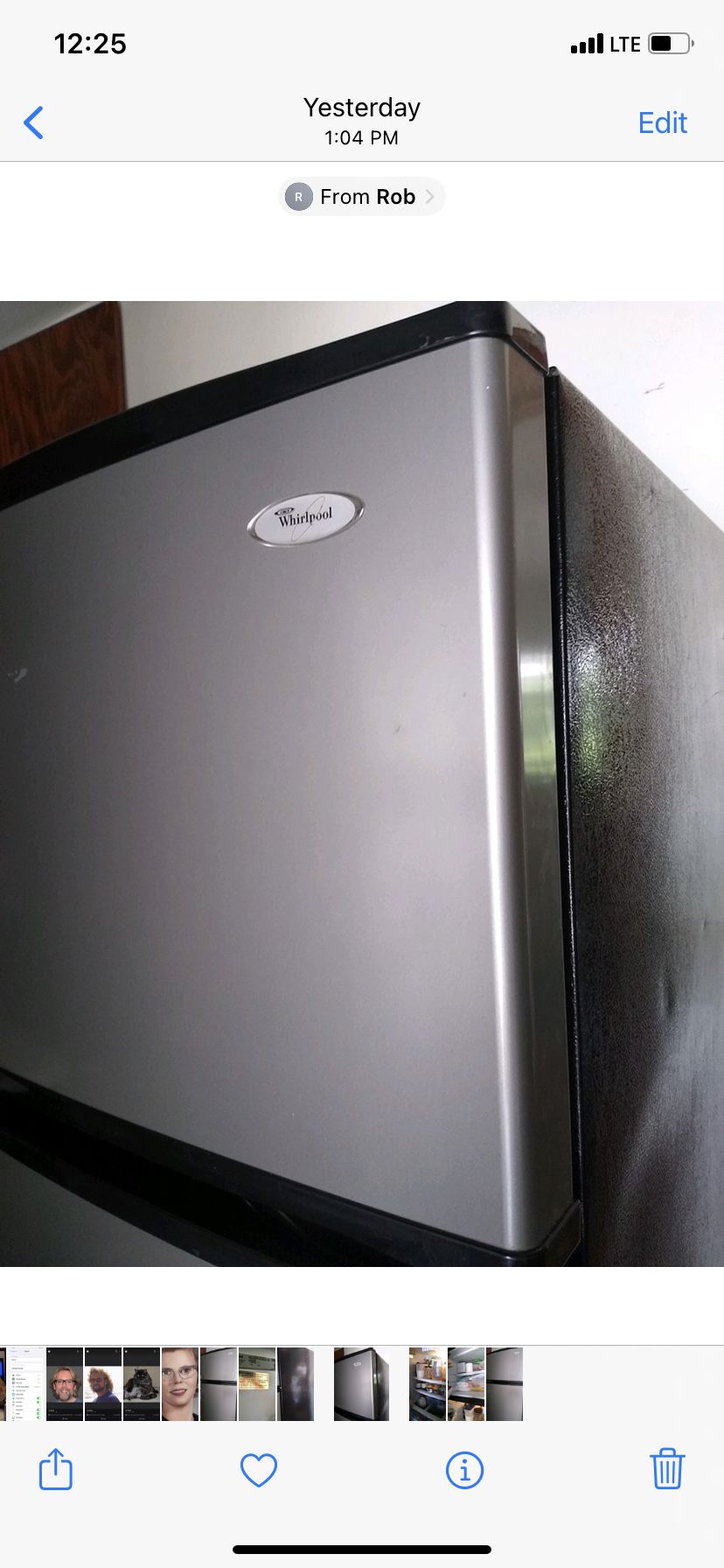 Whirlpool Top-Freezer Refrigerator with Ice Maker