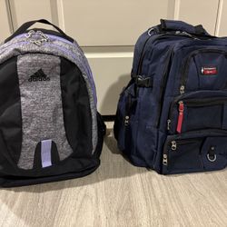 Backpacks Adidas & Performance Gear- $30