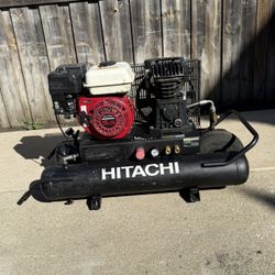 Hitachi 5.0 hp 9 gallon compressor, everything works fine, just cash.