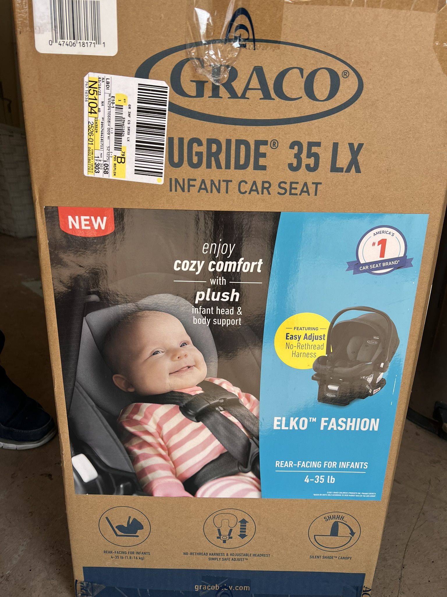 Graco New Car Seat 