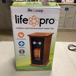 Life pro medium room infrared tower heater/fan